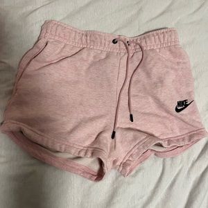 Pink Nike Sweat Shorts